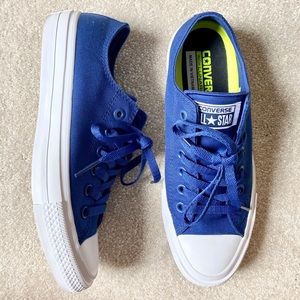Blue Converse Chuck Taylor All Star ll Low Top